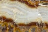 Tumbled Banded Agate Nodule - Kerrouchen, Morocco #324013-1